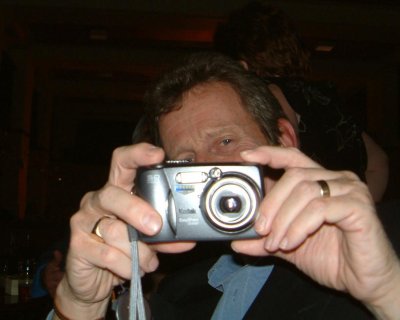 Dave hood takes a photo